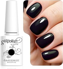 Consejos para lograr un acabado brillante con esmaltes semipermanentes negros