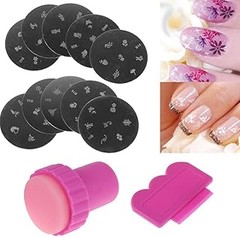 Comparativa de Placas de Estampación Metálicas y Plásticas para Uñas