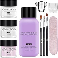 Pros y contras de usar polvos acrílicos transparentes en manicura