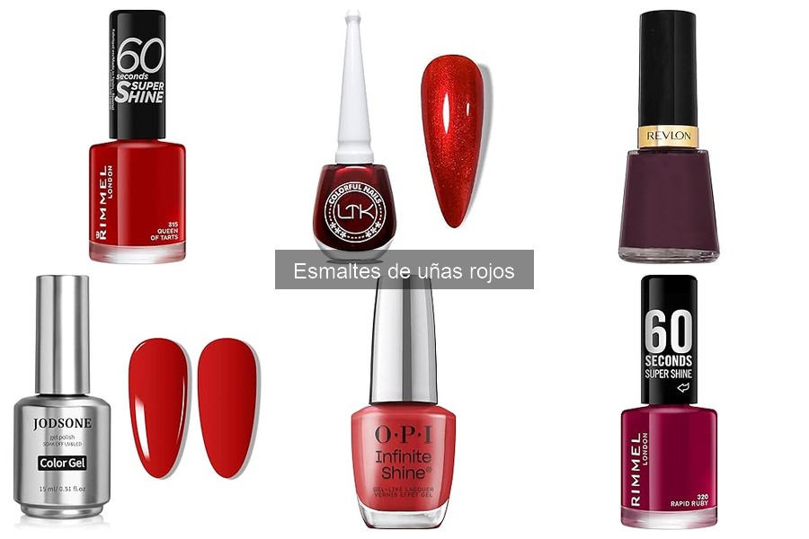 Accesorios indispensables para manicura con esmalte rojo