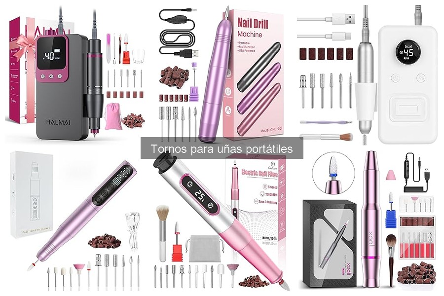 Accesorios indispensables para tu torno para uñas portátil
