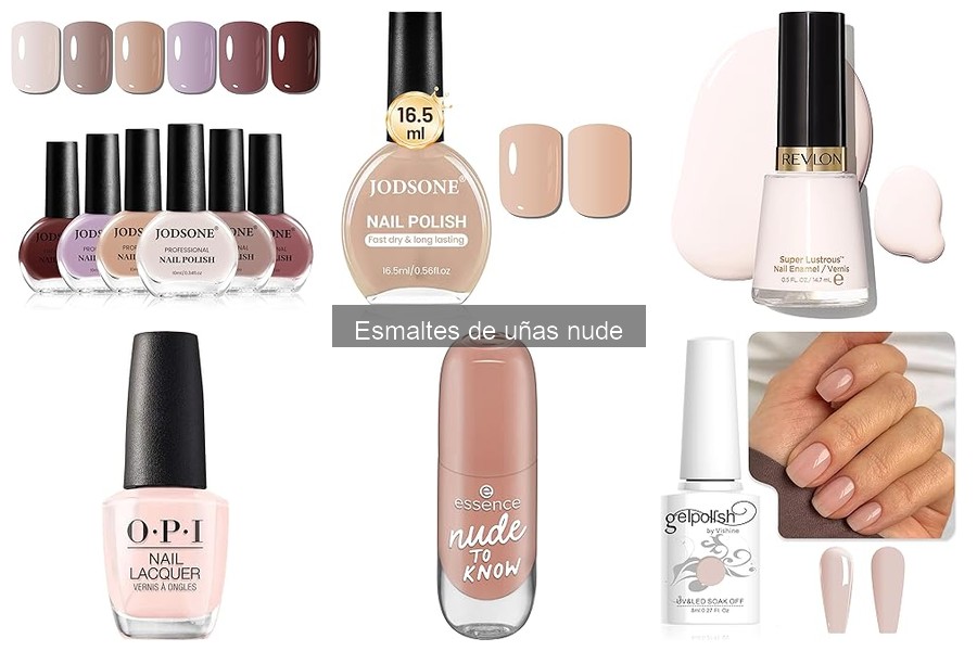 Alternativas a esmaltes nude para un acabado natural