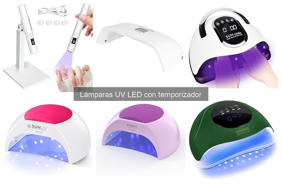 Alternativas a lámparas UV LED con temporizador para uñas