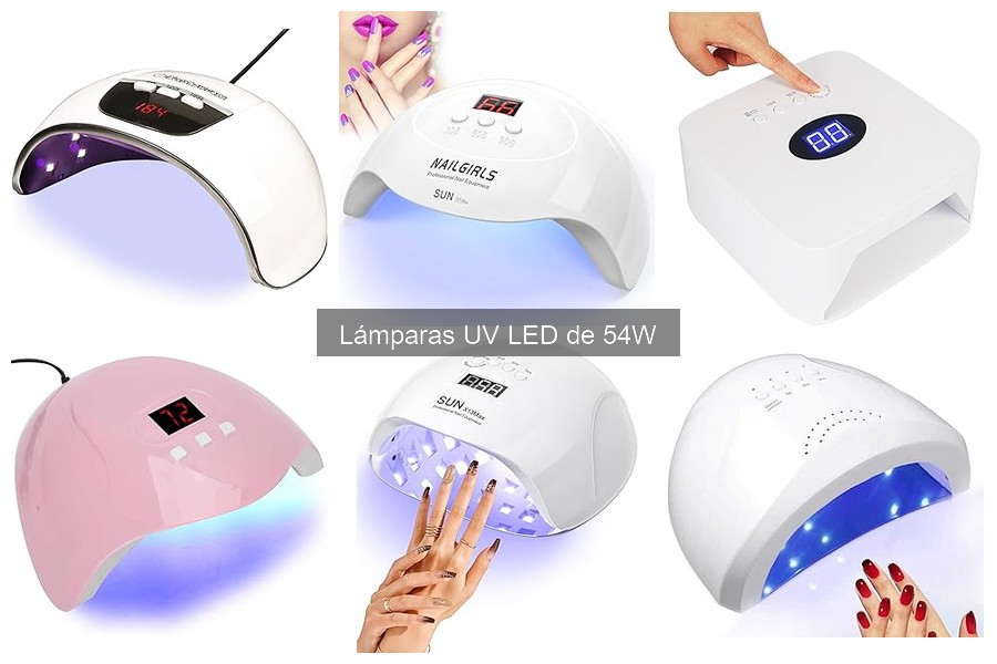 Alternativas a lámparas UV LED de 54W para manicura