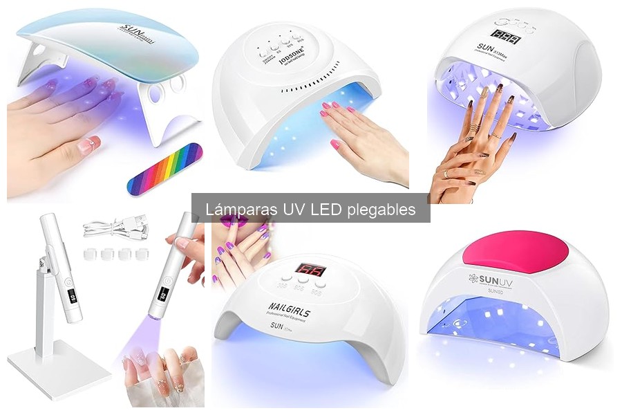 Alternativas a lámparas UV LED plegables para manicura
