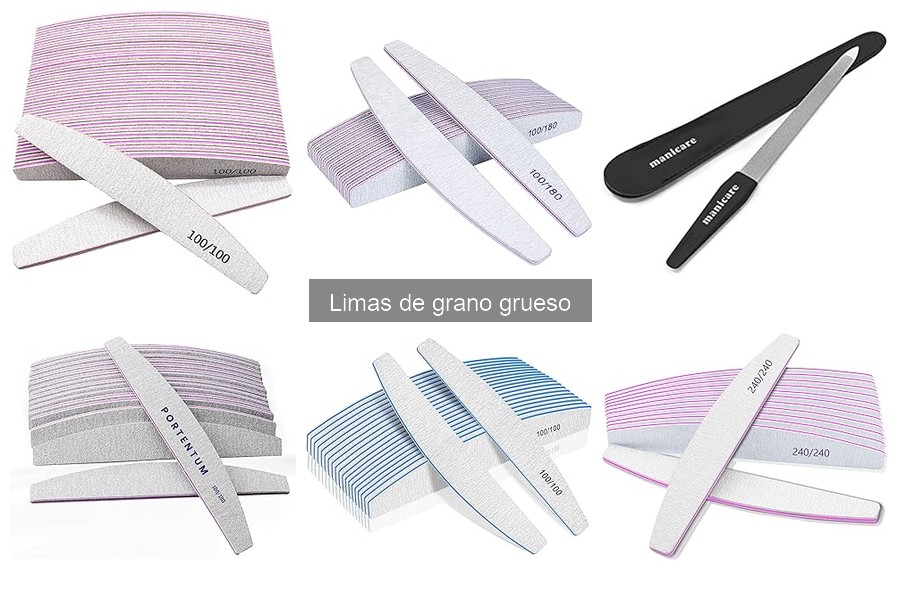 Alternativas a las limas de grano grueso para tus uñas