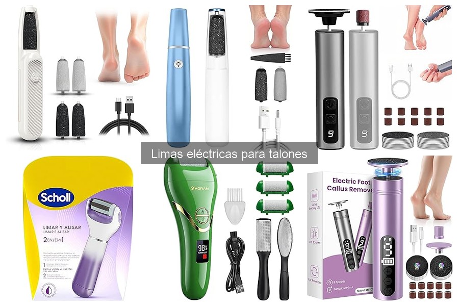 Alternativas a las limas eléctricas para talones