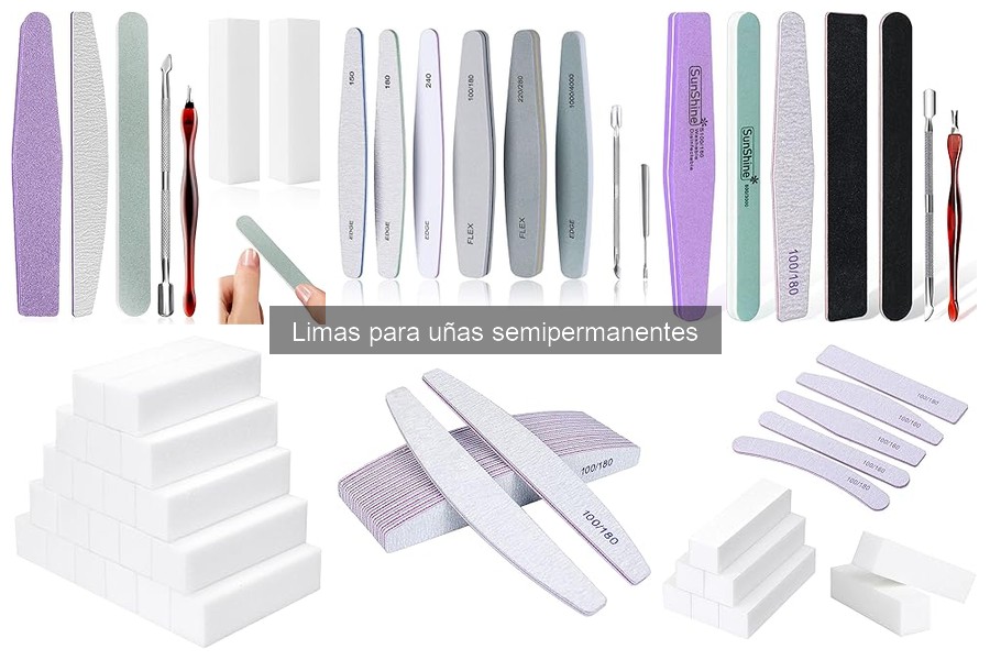 Alternativas a las limas para uñas semipermanentes