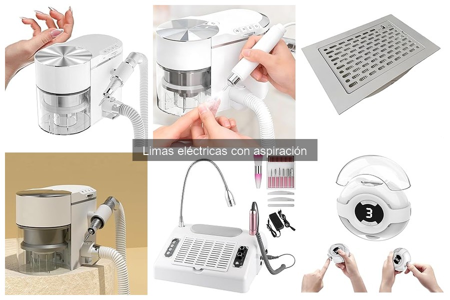 Alternativas a limas eléctricas con aspiración para manicura