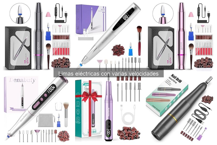 Alternativas a limas eléctricas para manicura en casa