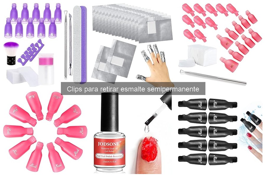 Alternativas a los clips para retirar esmalte semipermanente
