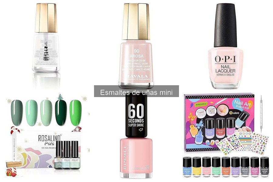 Alternativas a los Esmaltes de Uñas Mini: Opciones y Recomendaciones
