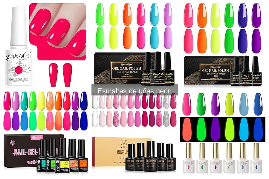 Alternativas a los esmaltes de uñas neón: opciones vibrantes