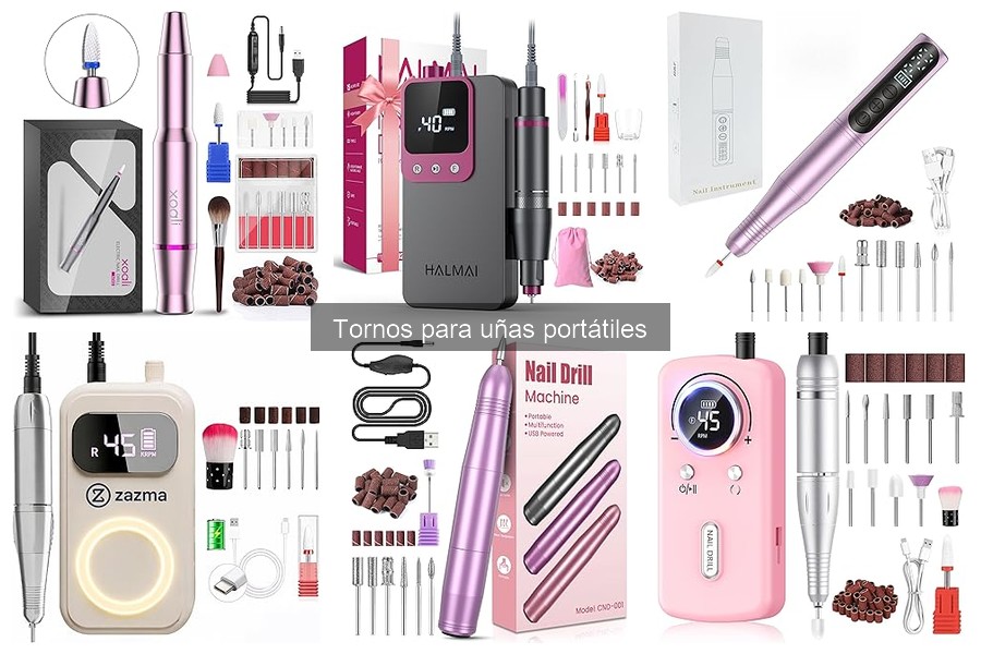 Alternativas a los tornos para uñas portátiles en casa