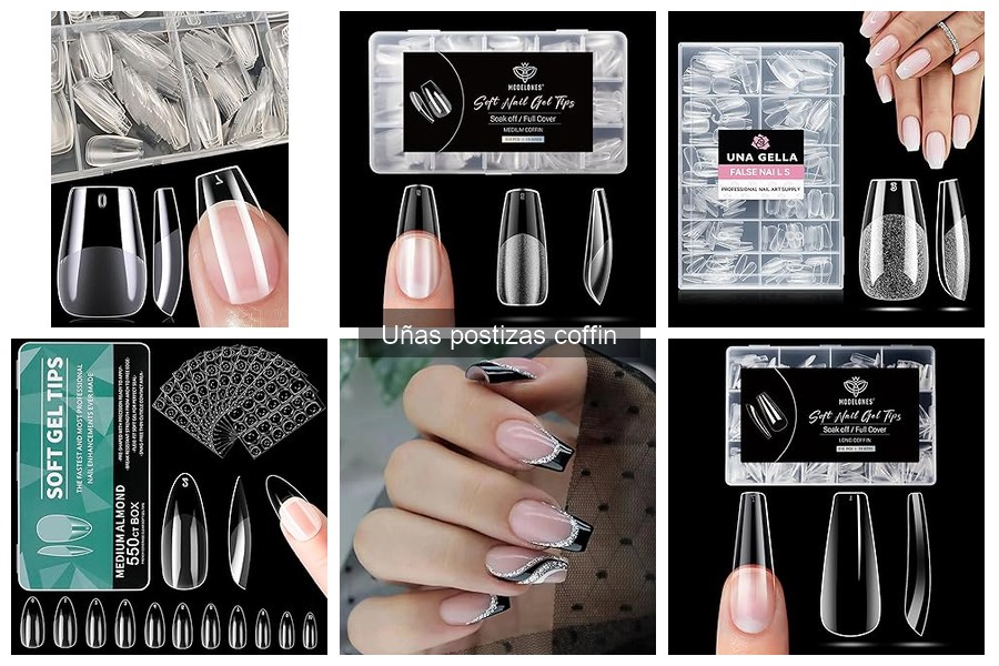 Alternativas a Uñas Postizas Coffin: Estilos y Diseños