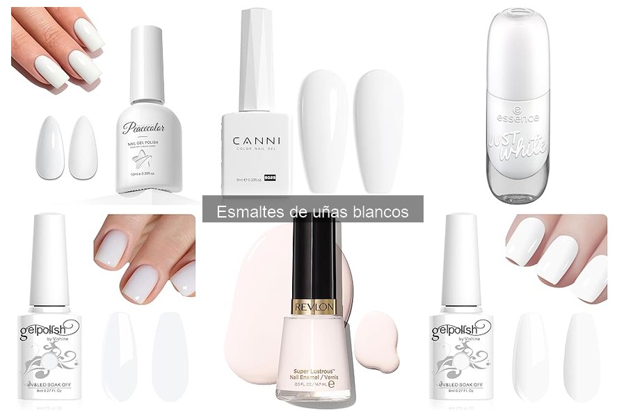 Alternativas al esmalte de uñas blanco convencional