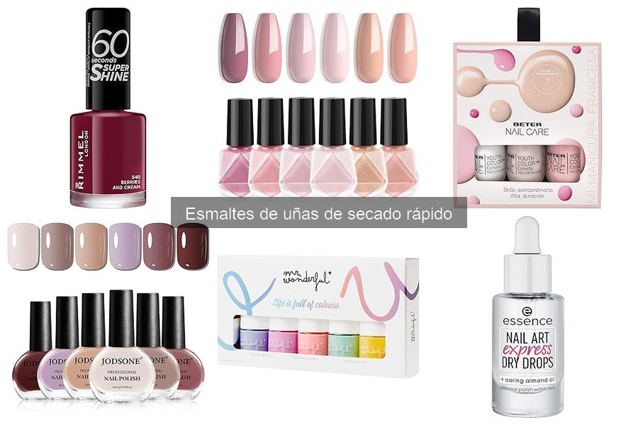 Alternativas al esmalte de uñas de secado rápido