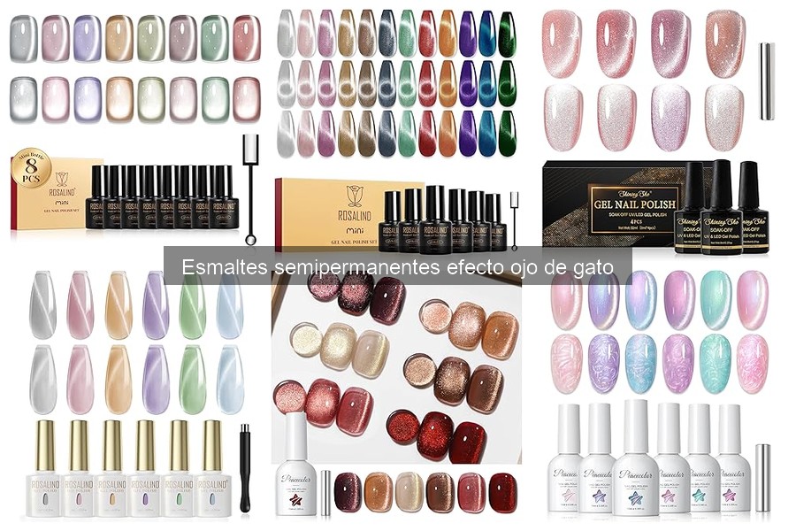 Alternativas al esmalte semipermanente efecto ojo de gato