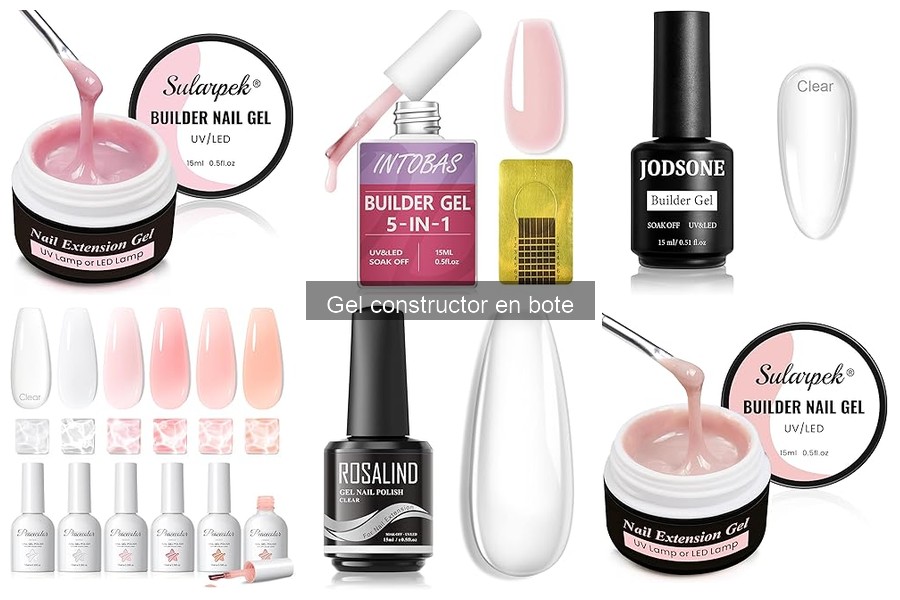 Alternativas al gel constructor en bote para manicura