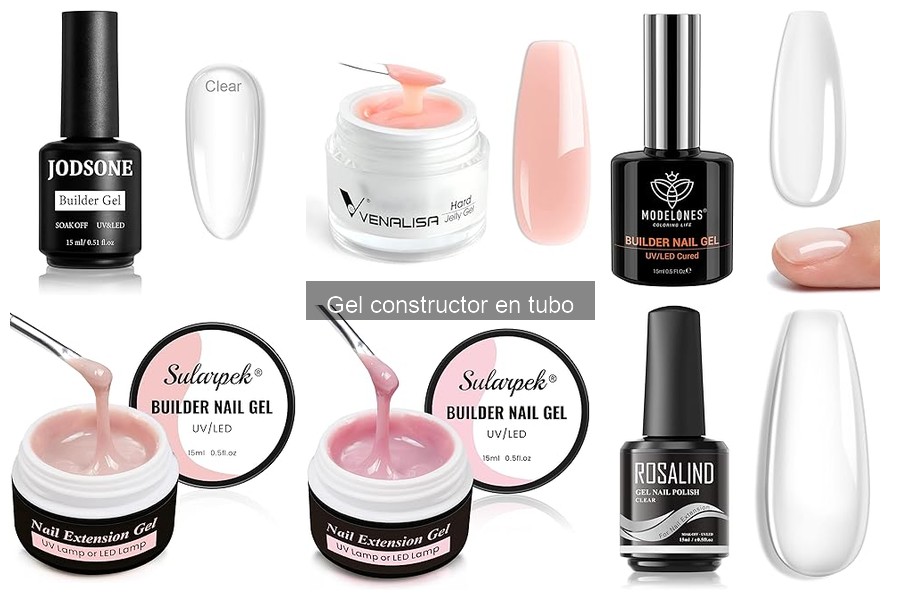 Alternativas al gel constructor en tubo para uñas