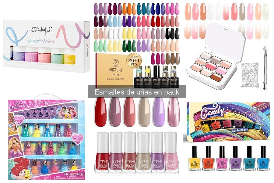 Alternativas seguras a esmaltes de uñas en pack para alérgicos
