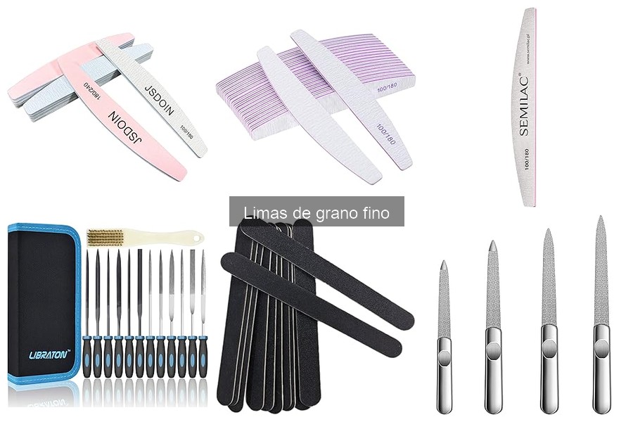 Beneficios de usar limas de grano fino para tus uñas