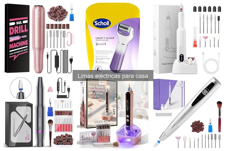 Beneficios de usar limas eléctricas para manicura en casa