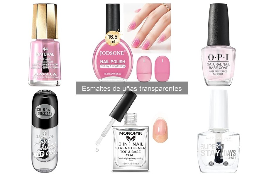 Beneficios del esmalte de uñas transparente para tu manicura