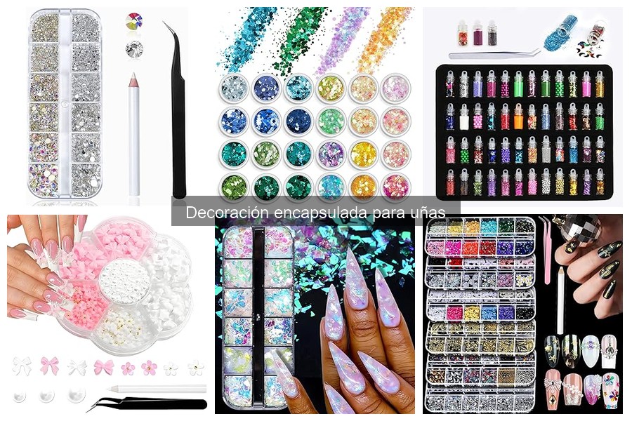 Cómo aplicar decoración encapsulada en uñas en casa