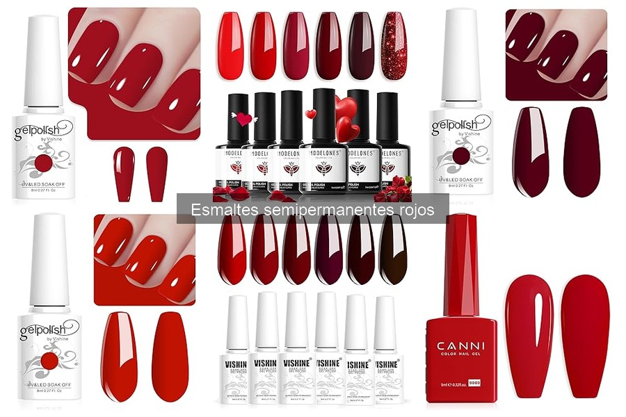 Cómo aplicar esmalte semipermanente rojo en casa fácilmente