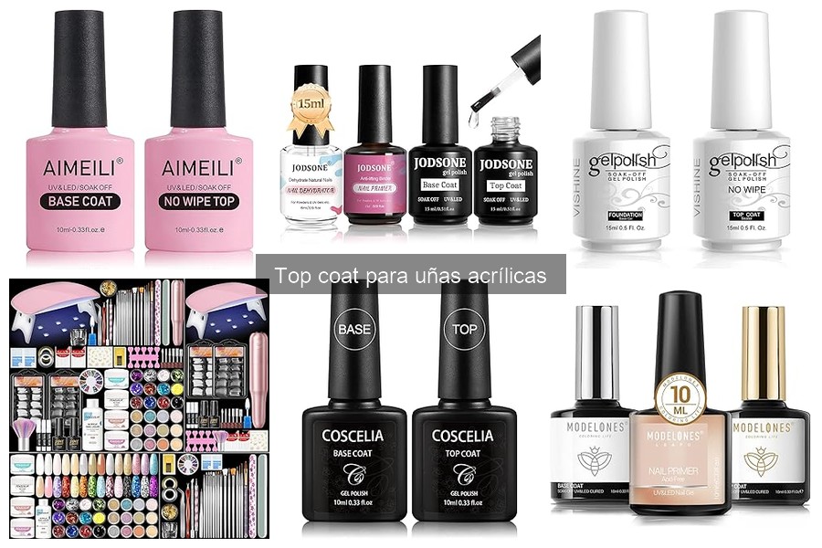 Cómo aplicar un top coat para uñas acrílicas correctamente