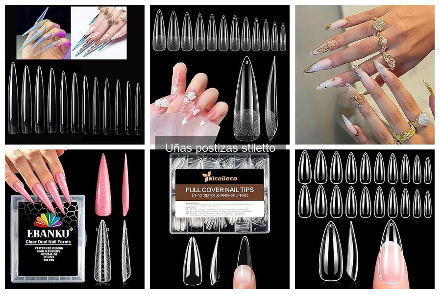 Cómo Aplicar Uñas Postizas Stiletto en Casa: Guía Paso a Paso