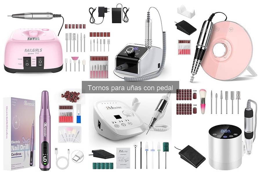 Cómo elegir el mejor torno para uñas con pedal en casa