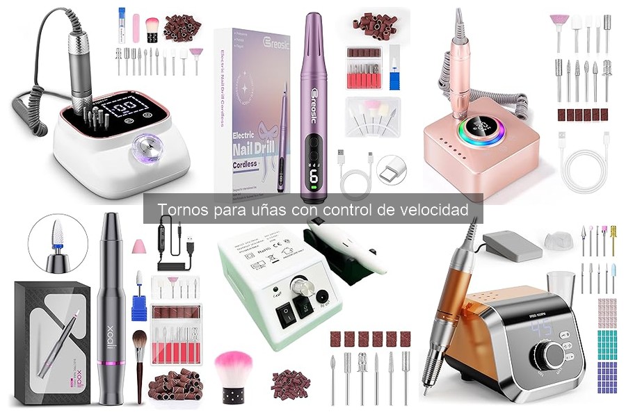 ¿Cómo elegir un torno para uñas con control de velocidad?
