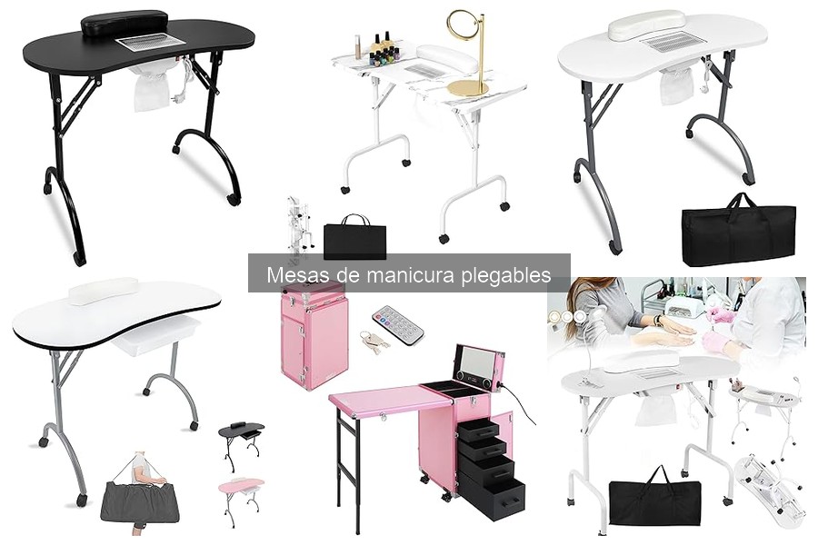 Cómo limpiar y mantener tu mesa de manicura plegable