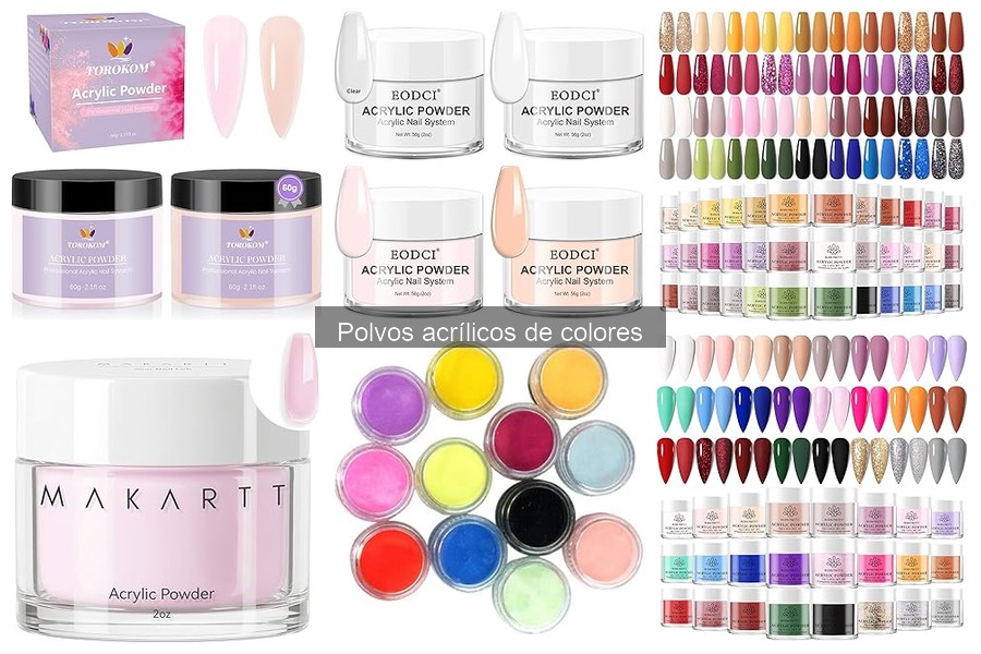 Cómo quitar polvos acrílicos de colores sin dañar tus uñas