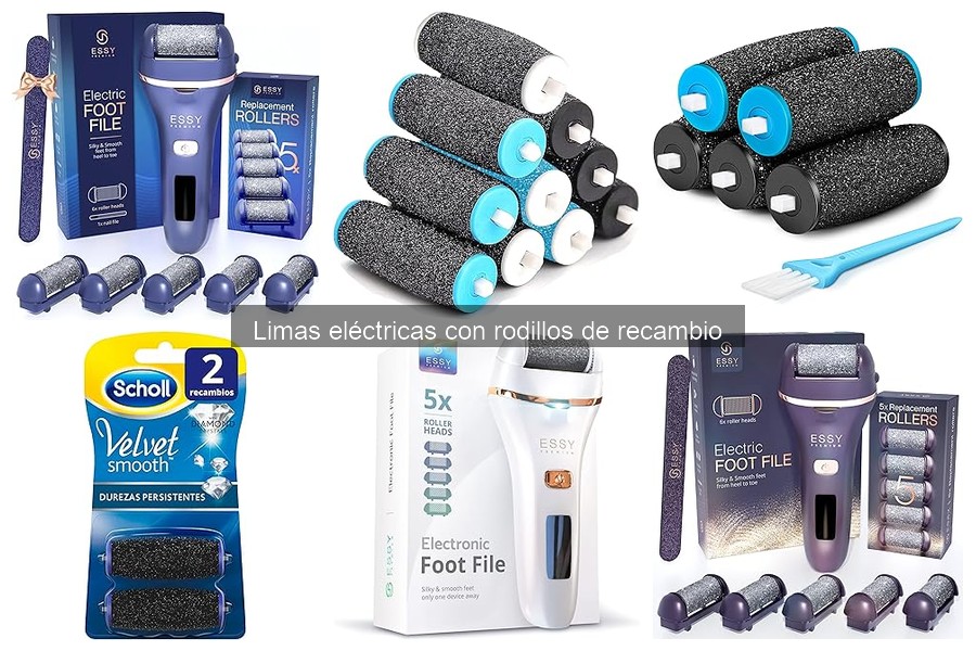 Cómo reemplazar rodillos en limas eléctricas para pedicura