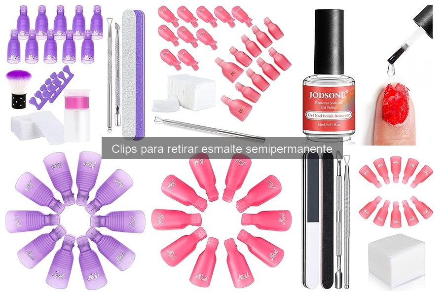 Cómo usar clips para retirar esmalte semipermanente correctamente