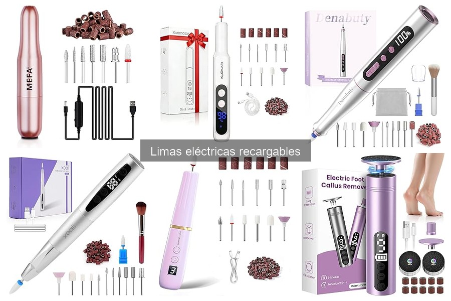 Cómo usar limas eléctricas recargables para manicura y pedicura