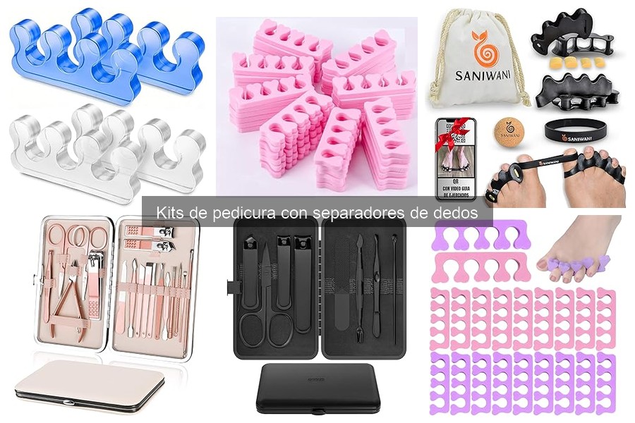 Cómo usar un kit de pedicura con separadores de dedos