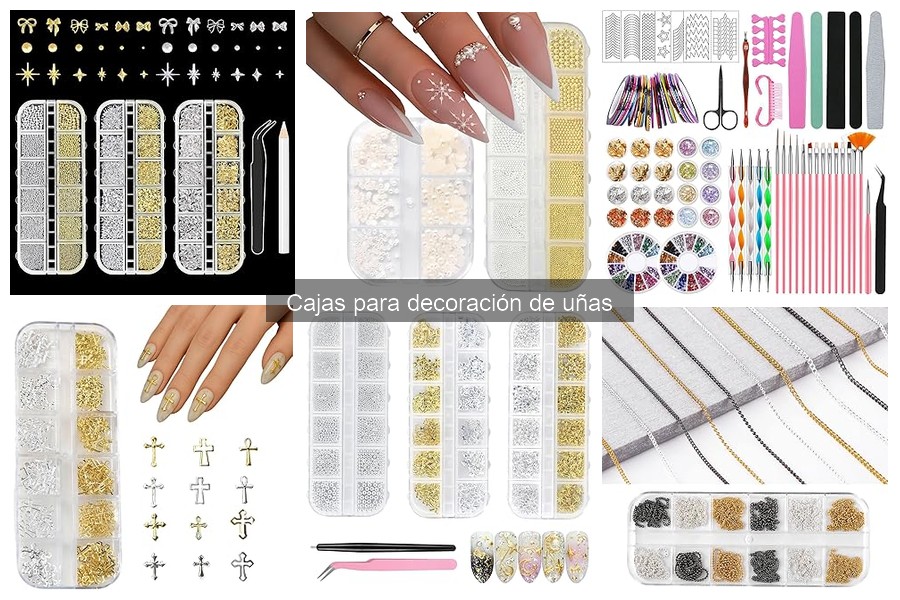 Comparativa de Cajas para Decoración de Uñas: ¡Descubre la Mejor!