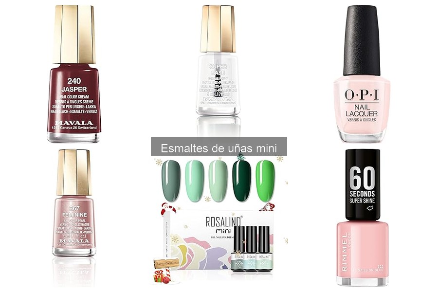 Comparativa de Esmaltes de Uñas Mini: Las Mejores Marcas