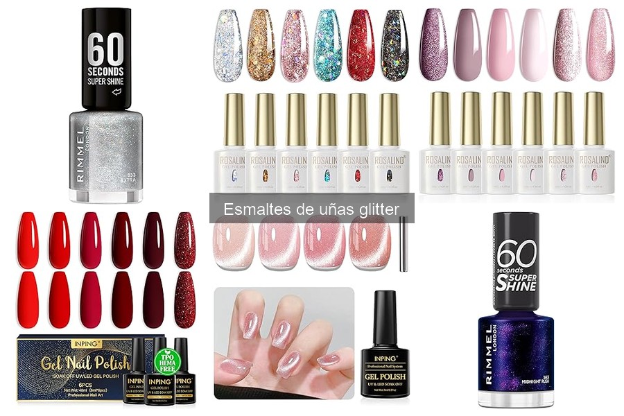 Comparativa de esmaltes glitter: calidad y precio