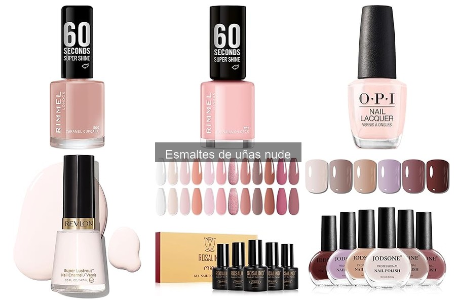 Comparativa de esmaltes nude: OPI, Rimmel y Vishine