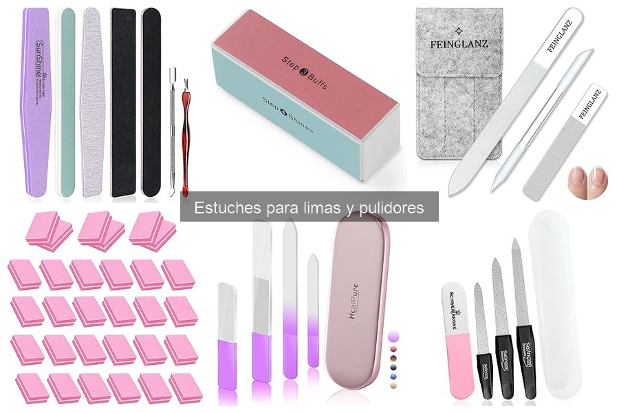 Comparativa de estuches para limas y pulidores de marcas