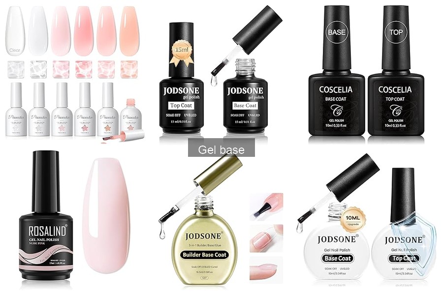 Comparativa de gel base: PEACECOLOR, JODSONE y ROSALIND