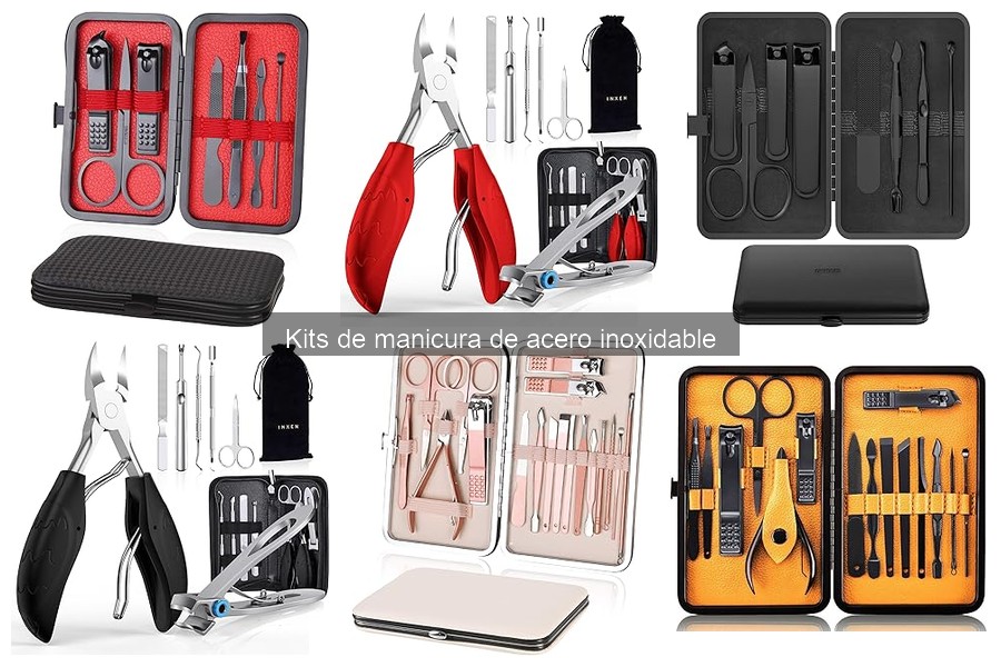 Comparativa de Kits de Manicura de Acero Inoxidable