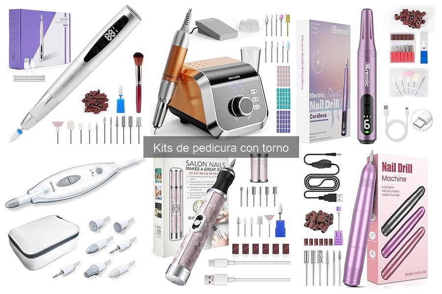 Comparativa de Kits de Pedicura con Torno: Mejores Marcas