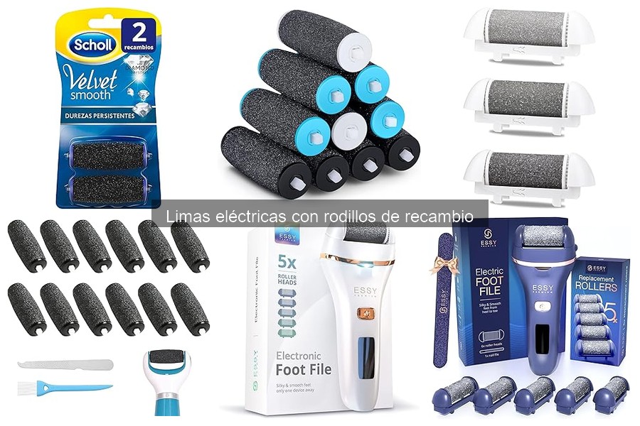 Comparativa de las mejores limas eléctricas con rodillos