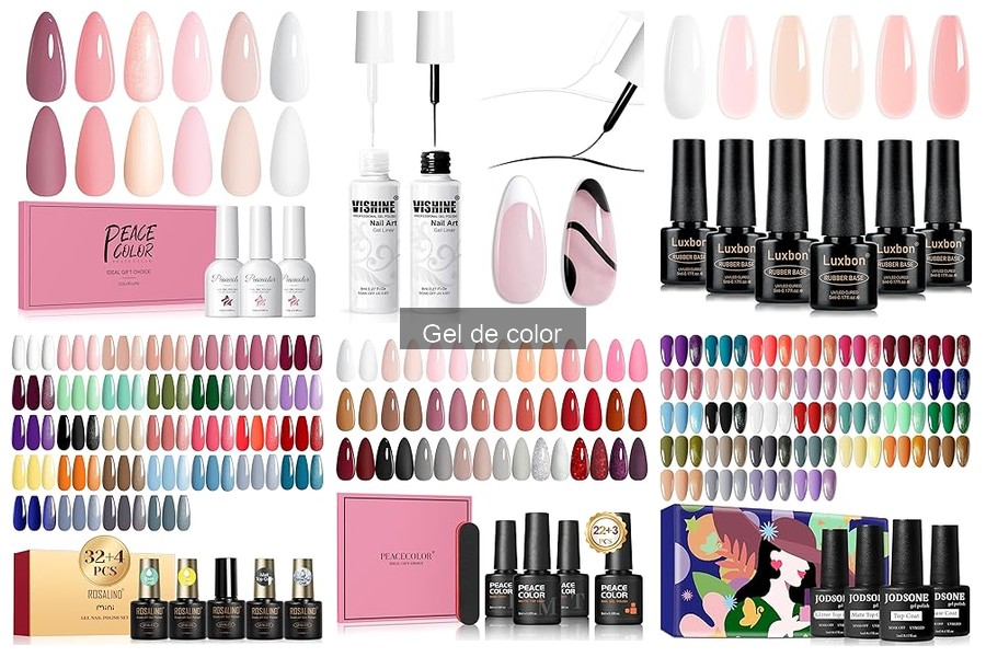 Comparativa de las mejores marcas de gel de color para uñas